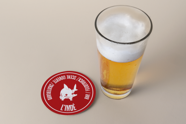 Beer Glass Coaster Mockup2